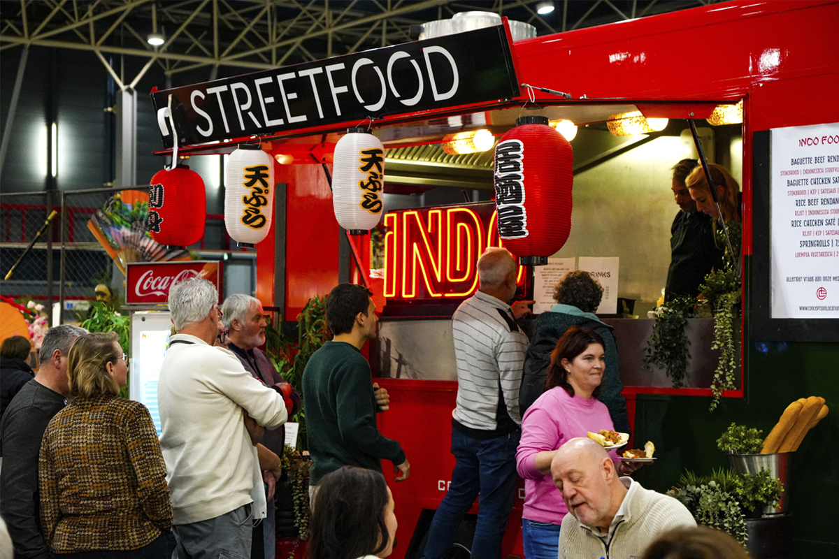 Foodtruck met Indian streetfood