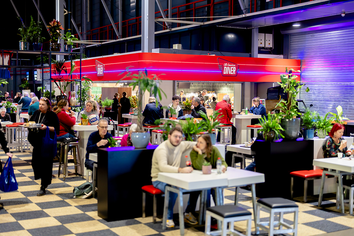 All American diner op Vakantiebeurs