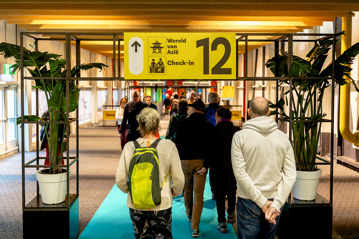 Entree doorgang Vakantiebeurs