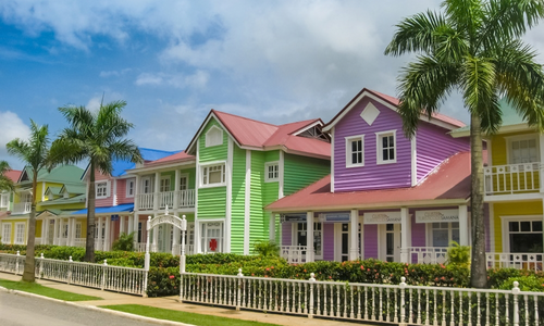Caribische huisjes
