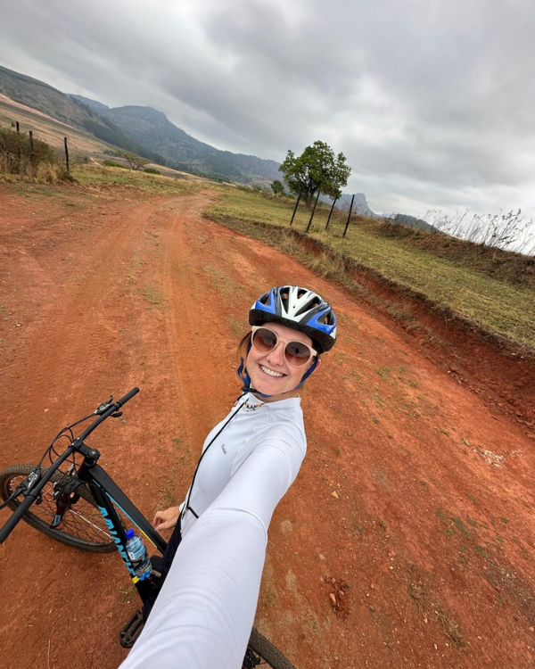 Mountain biken